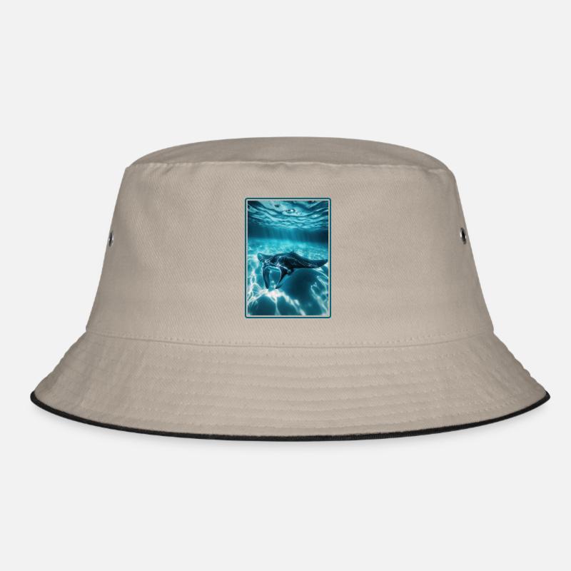 Rochen Mantarochen Bucket Hat