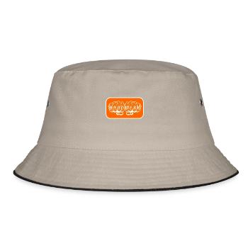 Handwerk Faust Orange - Bucket Hat - Khaki/Schwarz - Vorne
