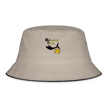 Happy - Bucket Hat - khaki/black - Front