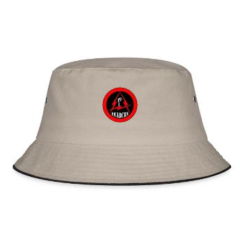 anarchy rouge - Bucket Hat - khaki/black - Front