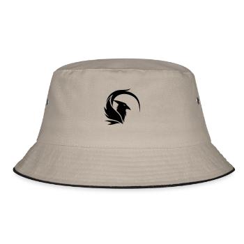 Phoenix Emblem - Bucket Hat - Khaki/Schwarz - Vorne