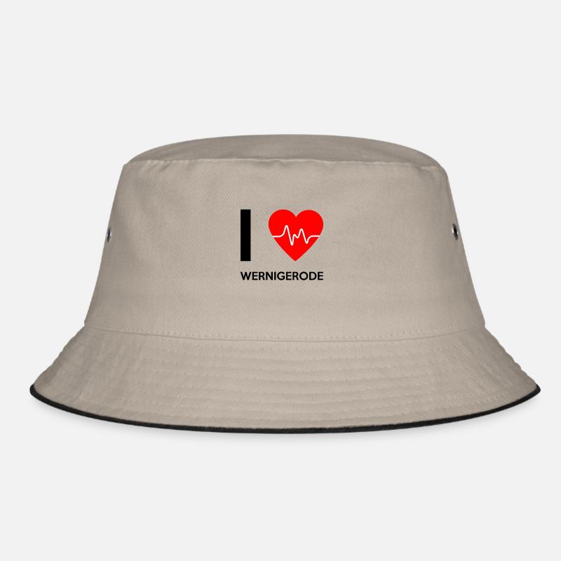 I Love Wernigerode - Ich liebe Wernigerode Bucket Hat