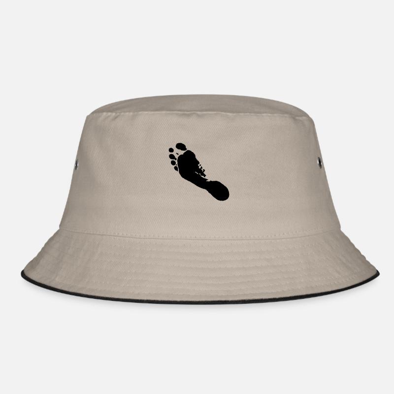barefoot left (footprint) / Barfuß links ( Bucket Hat