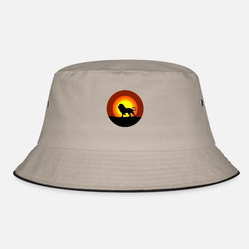 Löwe vor Sonne Bucket Hat