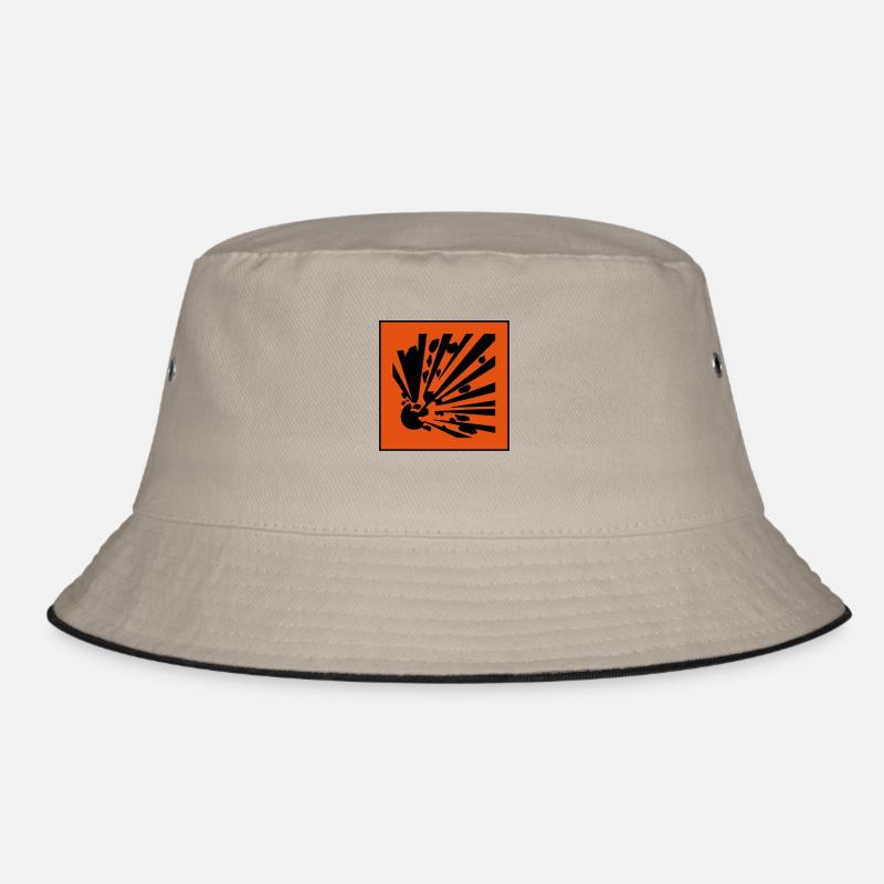 explosive hazard symbol Bucket Hat