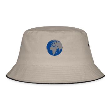Globus - Bucket Hat - Khaki/Schwarz - Vorne