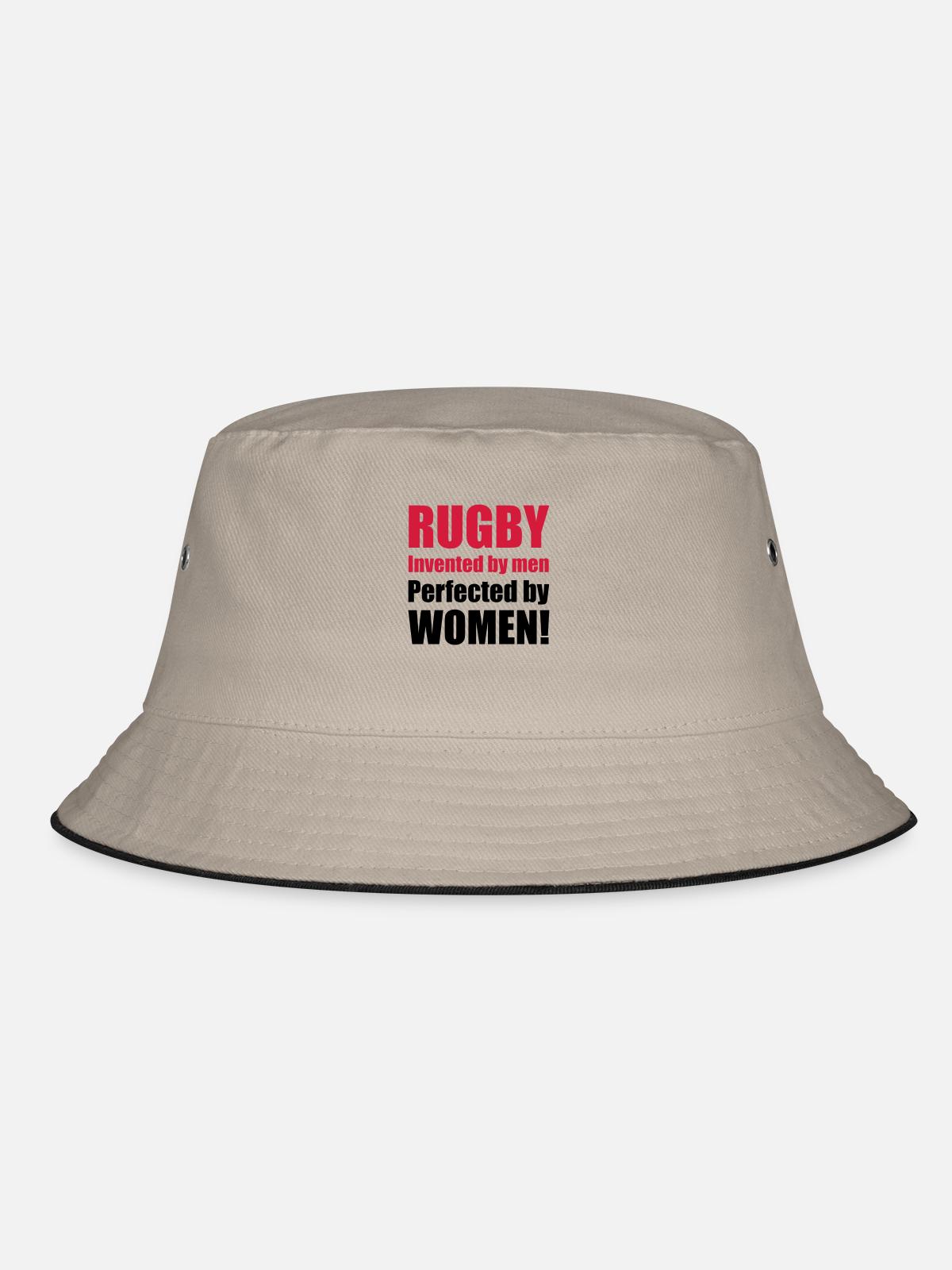 women_02 - Bucket Hat - khaki/black - Front