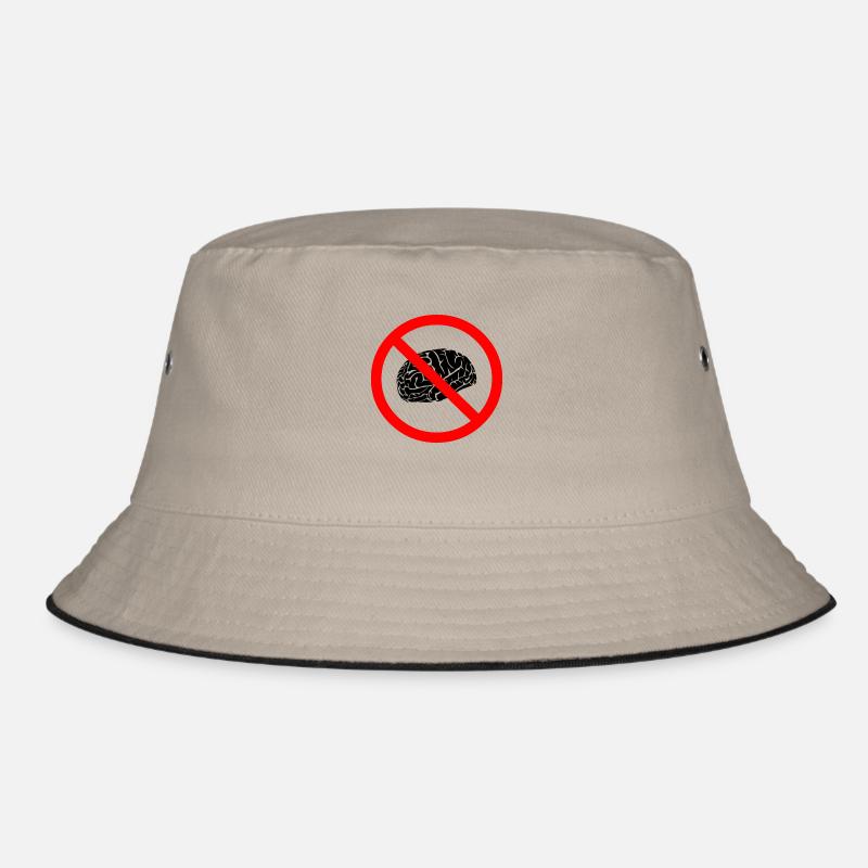 Gehirt Verbotsschild Bucket Hat