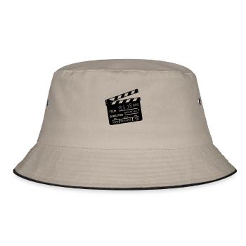 18 clap cinema - Bucket Hat - khaki/black - Front