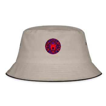 dark_missy - Bucket Hat - Khaki/Schwarz - Vorne