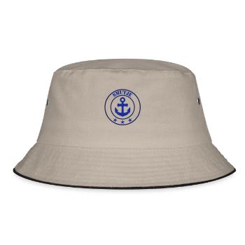 Anchor sailing ship's cook - Bucket Hat - khaki/black - Front