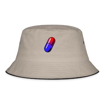 Gélule - Bucket Hat - khaki/black - Front
