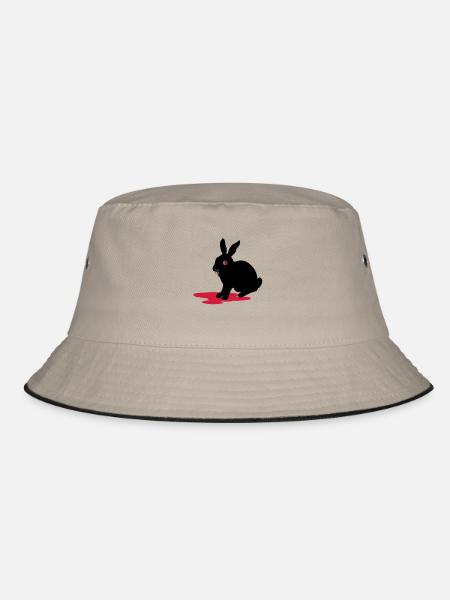 Vampinchen - Bucket Hat - Khaki/Schwarz - Vorne
