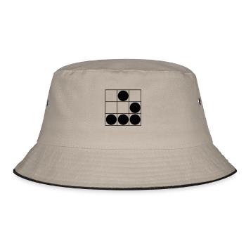 Hacker - Bucket Hat - khaki/black - Front