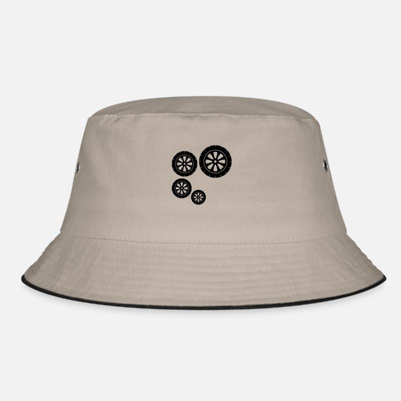 pattern tire motorcycle driving driver license car m Bucket Hat
