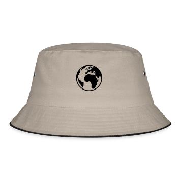 Terre - Monde - Globe - 1C - Bob - kaki/noir - Devant