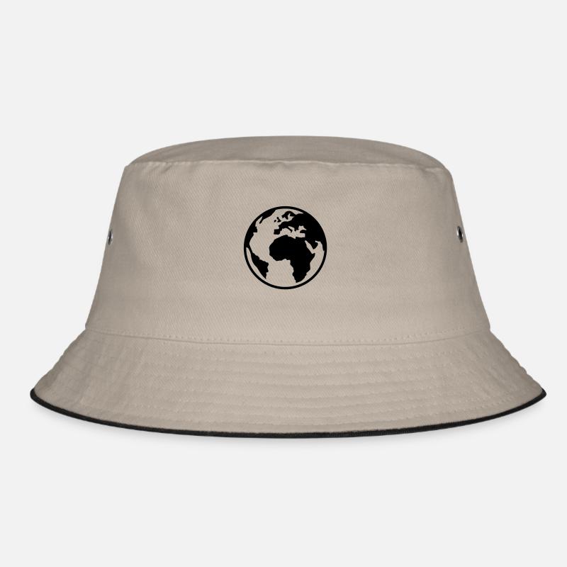 Erde - Welt - Globus - 1C Bucket Hat