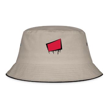 Frame - Bucket Hat - khaki/black - Front