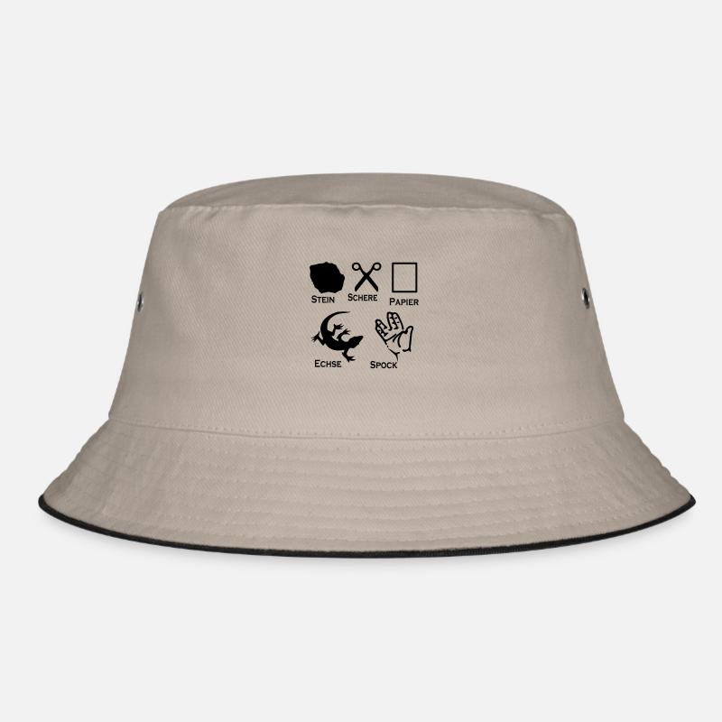 sspes03 - Bucket Hat - Khaki/Schwarz