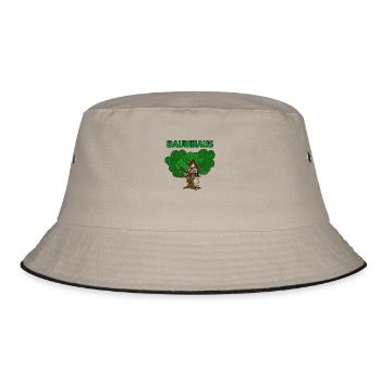 Treehouse house in the tree - Bucket Hat - khaki/black - Front