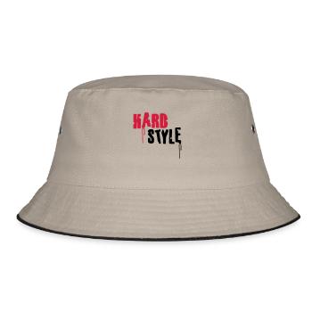 Hardstyle - Bucket Hat - khaki/black - Front