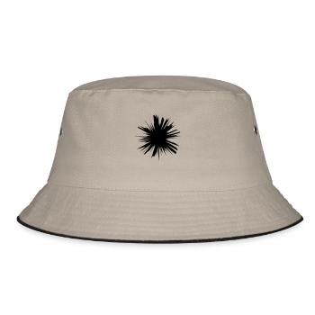 Explosion destruction blast design - Bucket Hat - khaki/black - Front