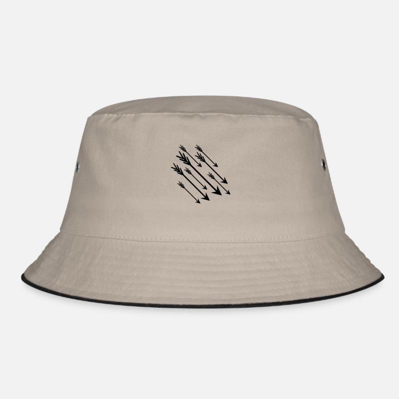 regen pfeilregen muster pfeil bogen schiessen tref Bucket Hat