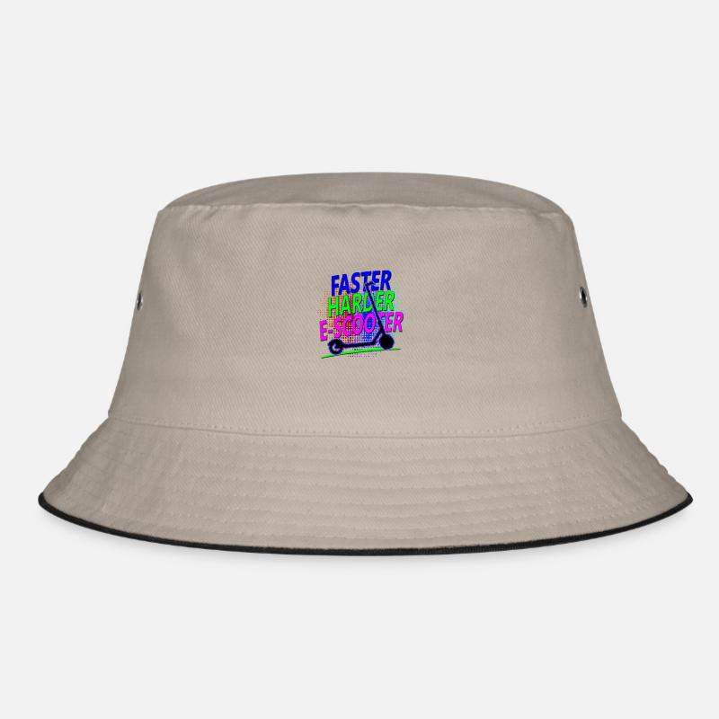 Faster Harder Escooter Elektroscooter E-Roller Bucket Hat
