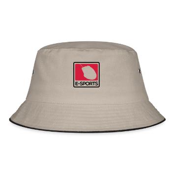 e-sports - Bucket Hat - khaki/black - Front
