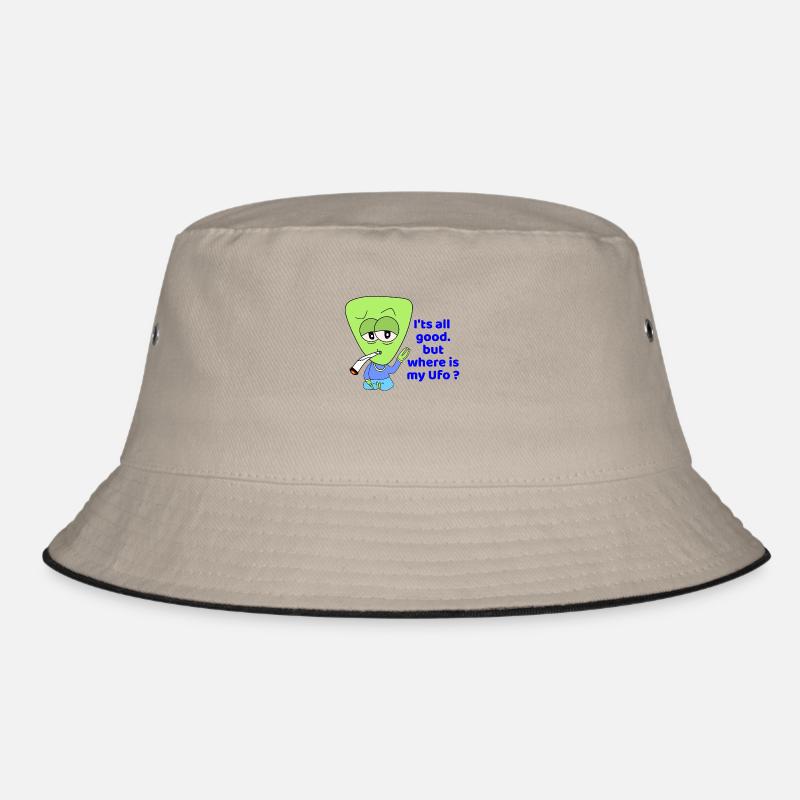 lustiger Kiffer Alien Bucket Hat