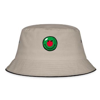 Smiley Flag Bangladesh - Bucket Hat - khaki/black - Front