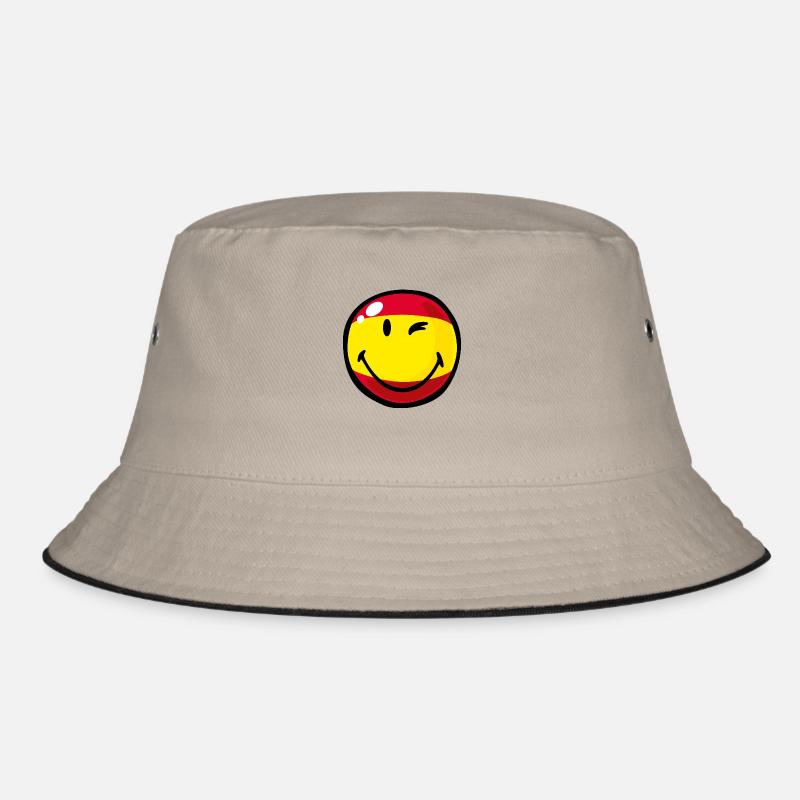 Smiley Spain Bucket Hat