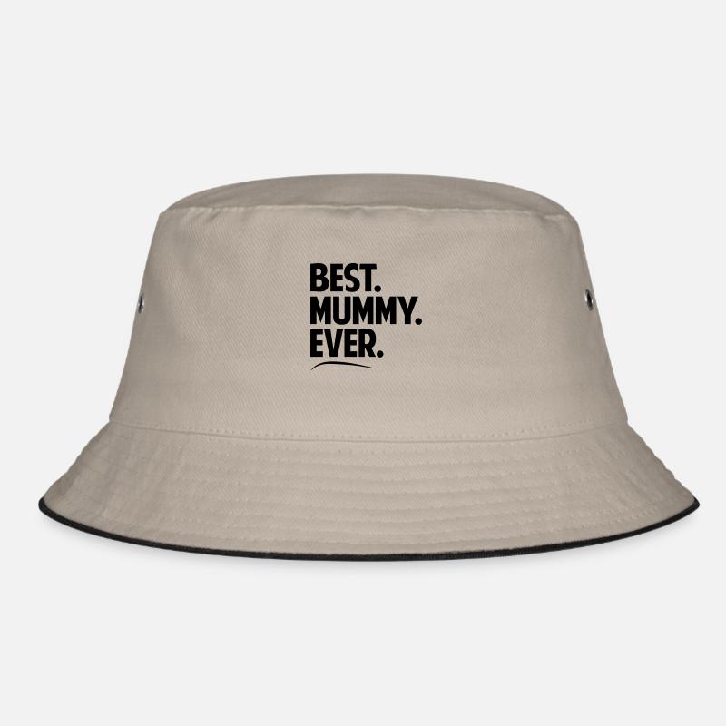 Best mummy ever period bold text Bucket Hat