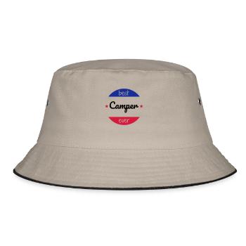 camping / campeur / campeuse / scout - Bob - kaki/noir - Devant