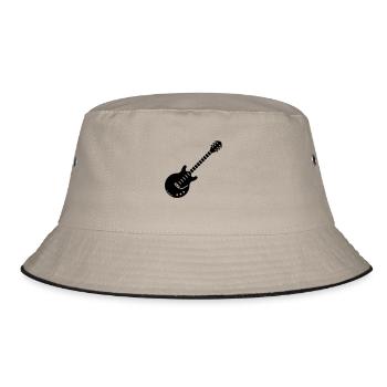 Guitare Électrique (Guitare / Rock / Musique) - Bob - kaki/noir - Devant
