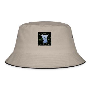Koala koala bear - Bucket Hat - khaki/black - Front