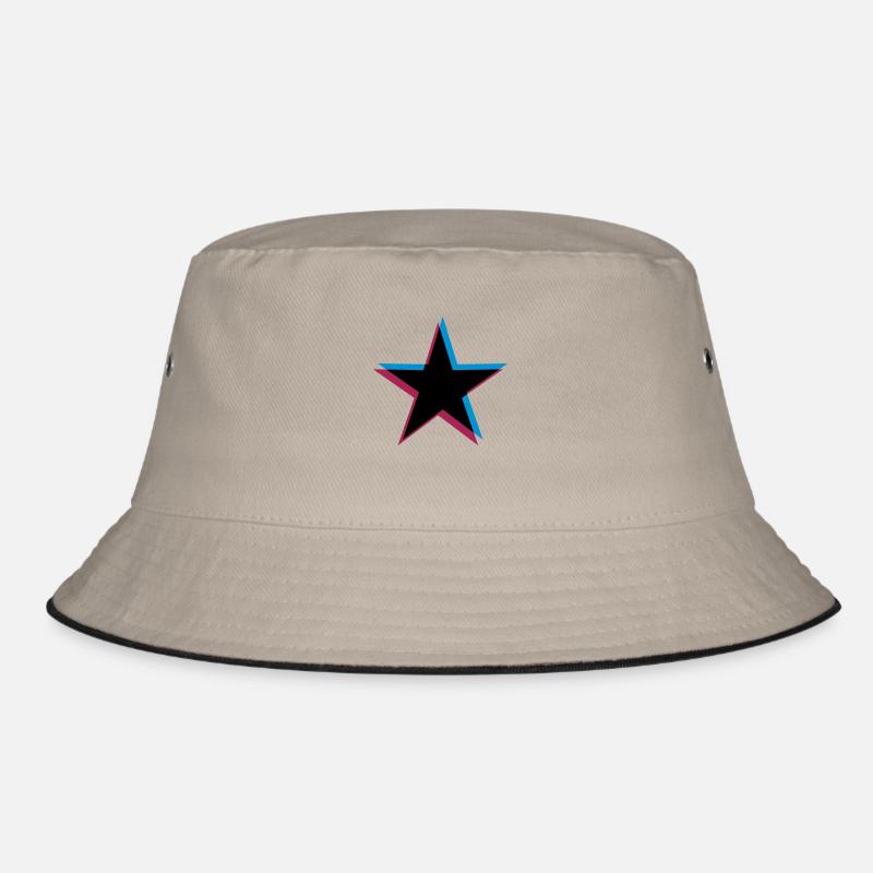 Star 3D effect Bucket Hat