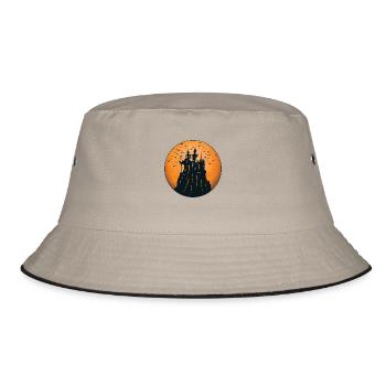 Creepy Castle & Spooky Moon Halloween Costume Cadeau - Bob - kaki/noir - Devant