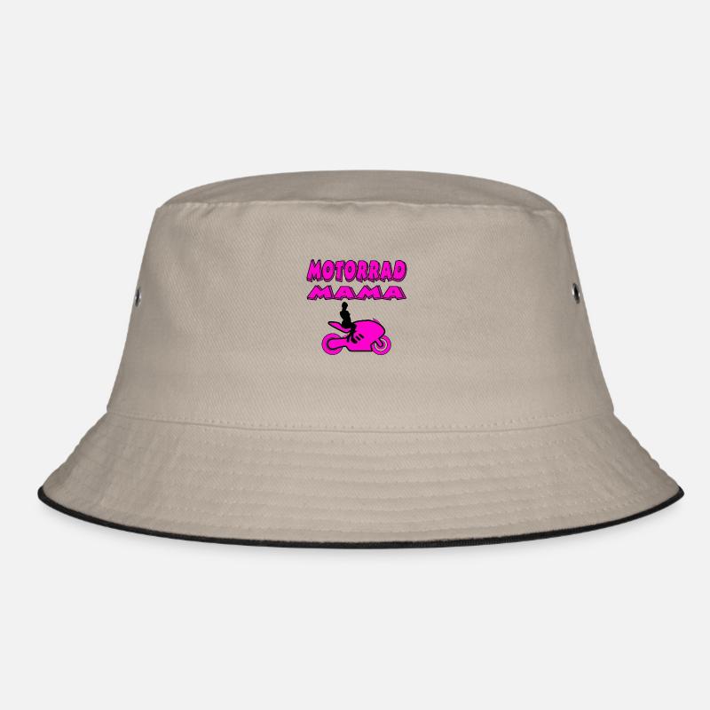 Motorrad - Bucket Hat - Khaki/Schwarz