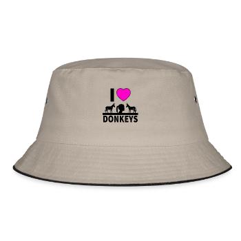 Donkey - Bucket Hat - khaki/black - Front