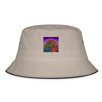 wonder 1672490431569 - Bucket Hat - Khaki/Schwarz - Vorne