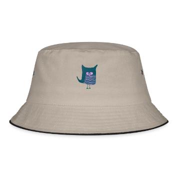 Eulalia Turquoise - Bucket Hat - khaki/black - Front