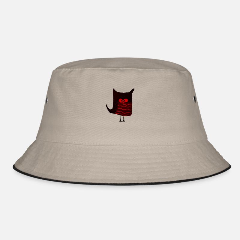 Eulalia Schwarz Rot Bucket Hat