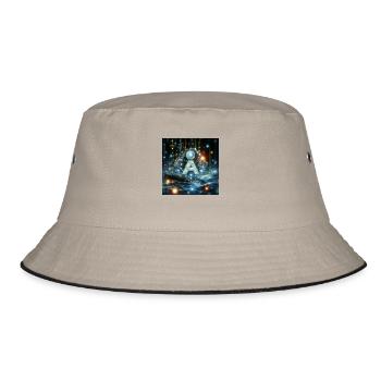 group1 2 - Bucket Hat - Khaki/Schwarz - Vorne