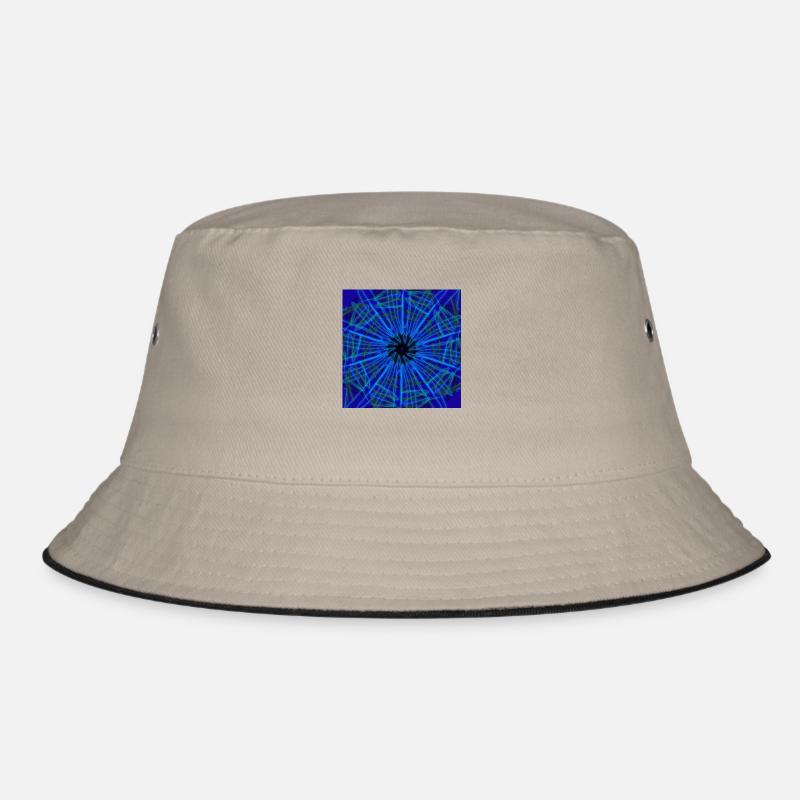 Blaues abstraktes Design Bucket Hat
