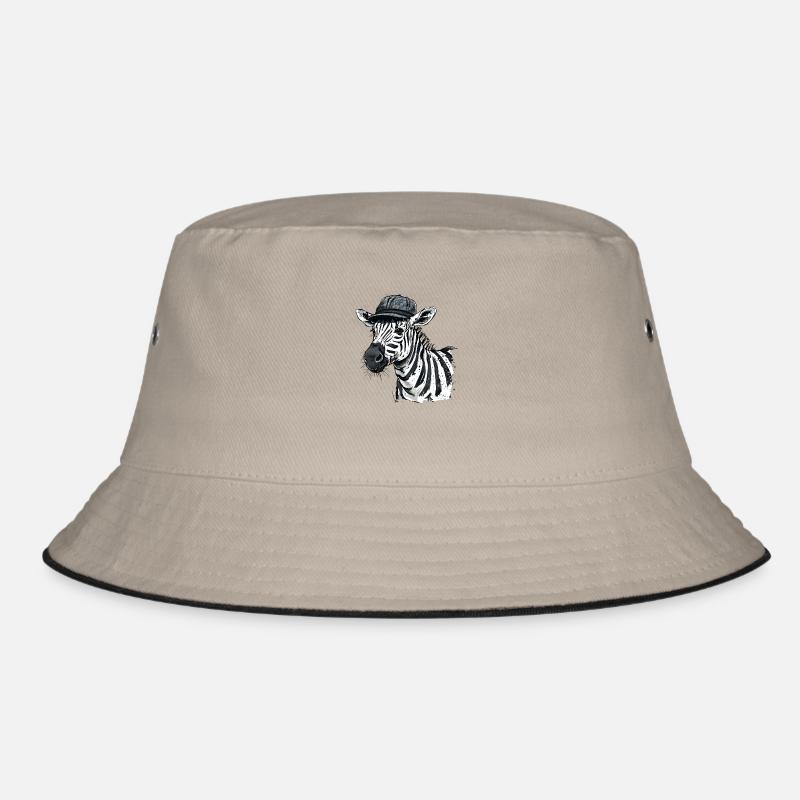 Süßes Zebra mit Mütze Bucket Hat