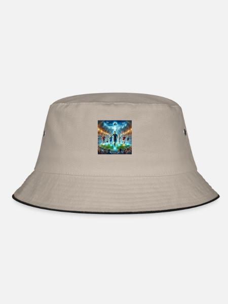 Fußball 2024 - Bucket Hat - Khaki/Schwarz