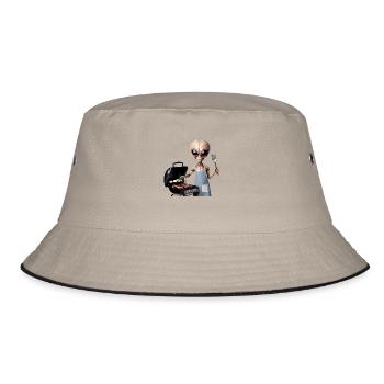 Alien Koch - Bucket Hat - khaki/black - Front