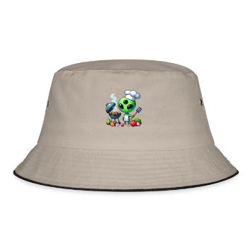 Alien Koch - Bucket Hat - khaki/black - Front