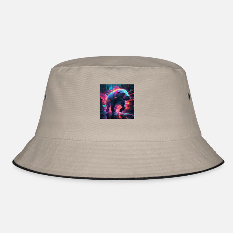 Neon Manatee Bucket Hat